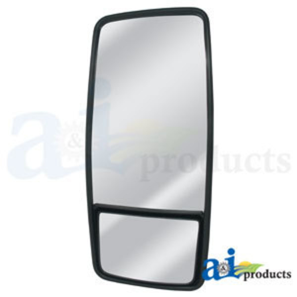 A & I Products Mirror Head; RH Outer Rear View W/ Lower Wide Angle Mirror 20" x9" x7" A-RMV120RH